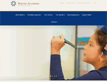 Tablet Screenshot of materacademy.com